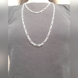 Carolyn Pollack Sterling Silver Signature link chains.